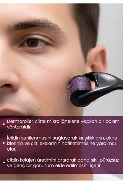 Dermaroller 0.5 Mm Ekonomik – 540 Iğneli Cilt Yenileyici Roller