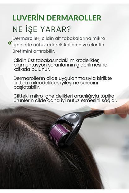 Dermaroller 0.5 Mm Ekonomik – 540 Iğneli Cilt Yenileyici Roller